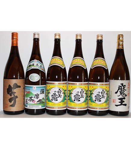 Amazon.co.jp: 鹿児島芋焼酎6本魔王コース（魔王・甕伊佐錦・元老院