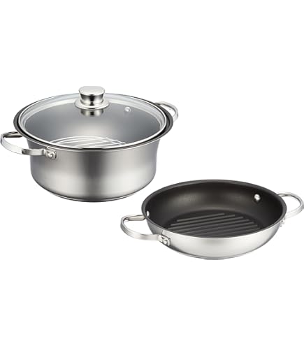 Amazon｜マイヤー(Meyer) 両手鍋 「ライトポット セット 24cm ブルー