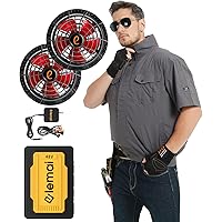 Amazon | [elemai] 2025モデルチタンファン付きベスト 48V最強進化