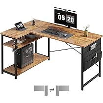 美品　unicoデスクパソコン学習机 Amazon | Maihail l字デスク 机 pcデスク 学習机 勉強机