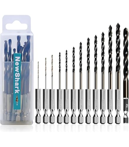 thumbnail image 2 of NordWolf 21-Piece M35 Cobalt Drill Bit Set – 1/16” To 1/2” SAE Sizes, Hex Shank For Hard Metals & Stainless Steel 2 of 2