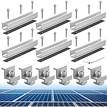 Amazon | Anbte ソーラーパネルブラケットキット 6個 7.87インチ