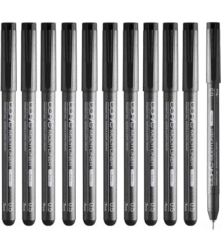 Amazon | Too コピック マルチライナー ブラック 0.8mm【まとめ買い12