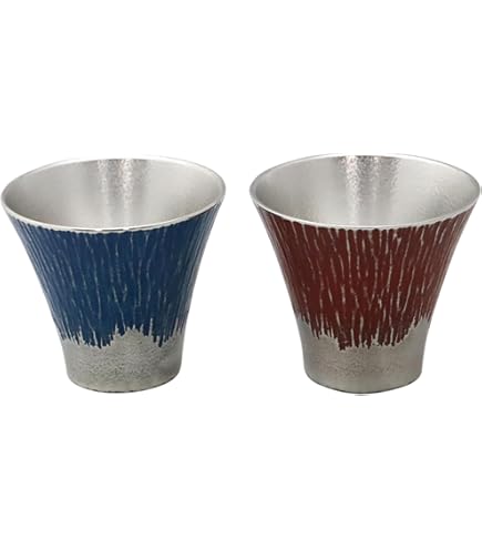 Amazon.co.jp: 京焼 清水焼 盃・ぐい呑み ブルー 直径6.5cm 六齋窯(木