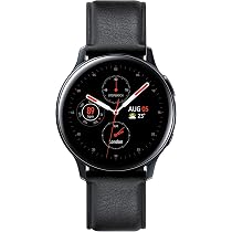 SAMSUNG SM-R825FSKAXSP Active 2 LTE Galaxy Watch, 44mm, Black : Amazon.sg:  Electronics