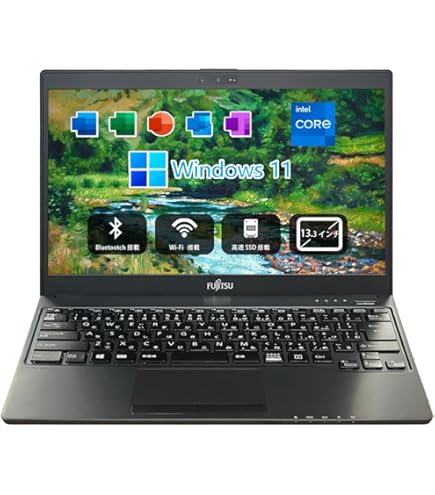 Amazon.co.jp: 軽量薄型FUJITSU ノートパソコン FUTRO MU937 第7