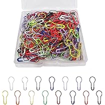 Amazon.co.jp: 200個セットひょうたん形 ピン, BetterJonny 金属