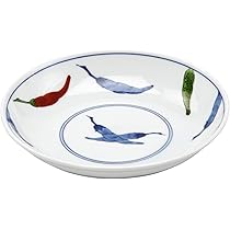 未使用品　多治見焼　唐辛子丸皿4点 Amazon.co.jp: 大東亜窯業 錦唐辛子 20cm中皿 AM-NTOUK60