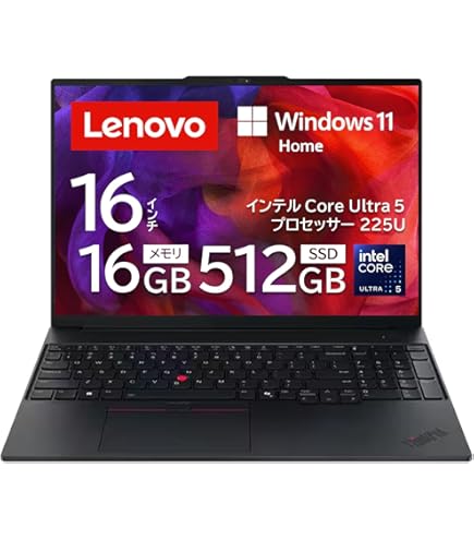 Amazon.co.jp: 【公式】 Lenovo ThinkPad E16 Gen3 IAL ノートパソコン