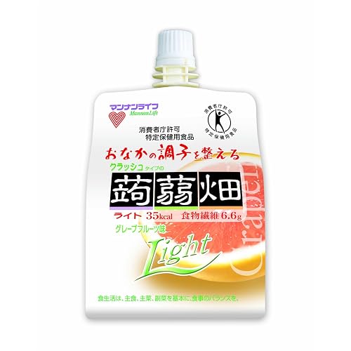 マンナンライフ クラッシュタイプの蒟蒻畑ライト グレープフルーツ味