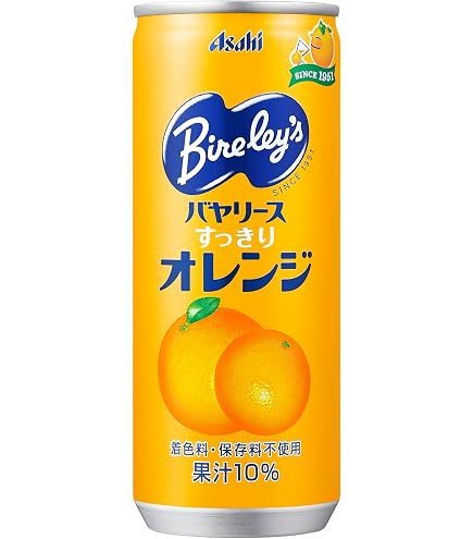 Amazon.co.jp: アサヒ バヤリース すっきりオレンジ 缶245g1箱30本 
