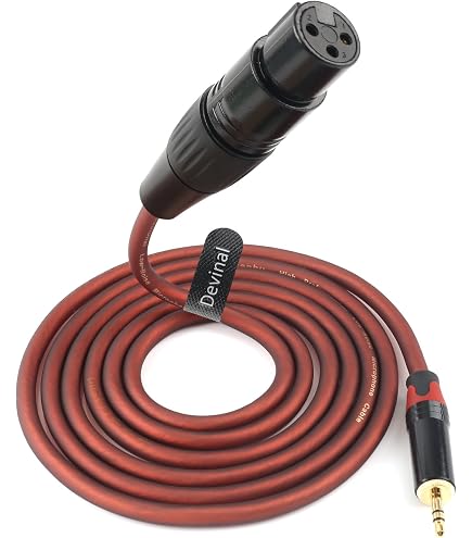 Câble Microphone XLR 3.5mm - 2XLR Femelle - 1.5m - Cuivre OFC, Blindé - Pour Audio Pro