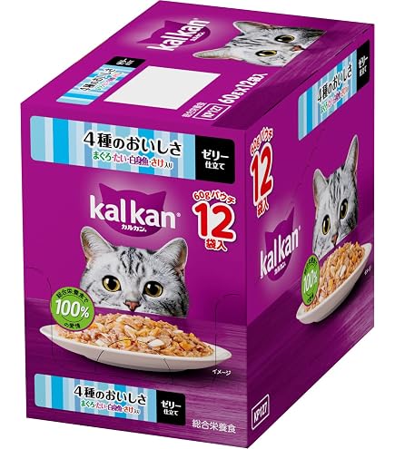 Amazon.co.jp: カルカン パウチ 1歳から 60g×12袋 まぐろ かつお節入り