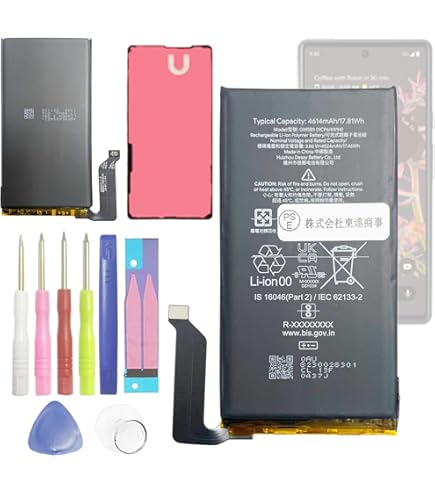Amazon | iPower for Google Pixel 6 バッテリー交換 元の容量4524mAh