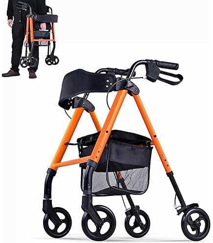 Amazon | 6輪歩行器 らくらくウォーカー ホップステップ SM-40 | 6輪