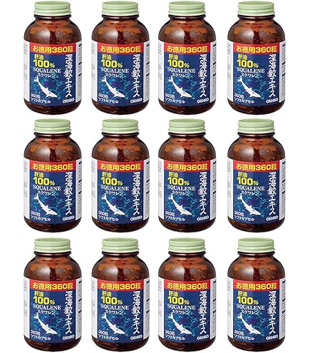 Amazon | オリヒロ 深海鮫エキス カプセル徳用 360粒 ［6点セット