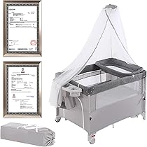 Amazon.co.jp: BTYJLEBE ベビーベッド 折りたたみ 【EN71（欧州