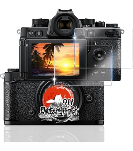 Nikon フィルムカメラ Amazon.co.jp: 【2枚セット】 対応 Nikon Zf Z8 Z9 保護フィルム
