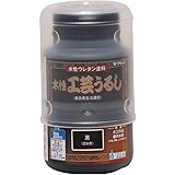 和信ペイント(Washi Paint) 水性工芸うるし 手軽な漆調塗料 低臭・速乾・食品衛生法適合 黒 200ml