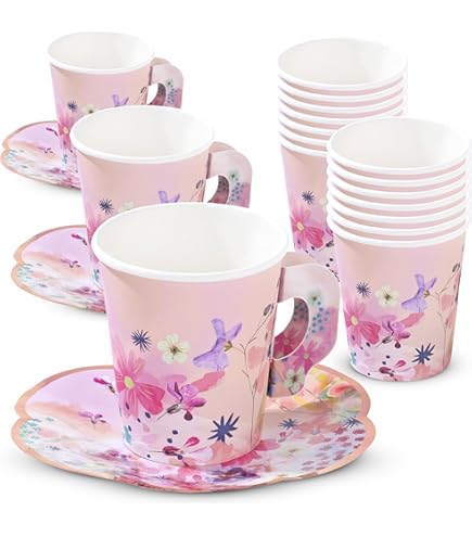 Floral Easter Napkins For An Afternoon Tea Party, Birthday, Engagement - View #7