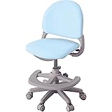KOIZUMI コイズミ BestFit Chair CDY-662LB べストフィットチェア 学習 勉強 回転 椅子 PVC レザー調 ライトブルー パステルカラー サイズ:W520×D480~545×H785~895mm SH435~545mm(