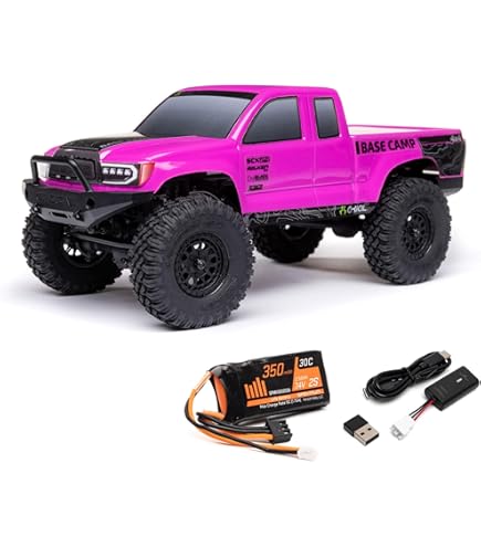 Amazon.co.jp: Axial RC Truck 1/24 SCX24 ベースキャンプ 4x4 ロック