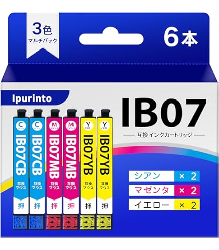 Amazon.co.jp: 【Amazon.co.jp限定】Epson/エプソン IB07 互換インク
