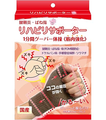 Amazon | 母指CM関節症サポーター【片手1枚】フリーサイズ手首 指 親指