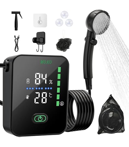 Amazon | RINSE KIT pod 加圧式簡易シャワー 大容量6.8L 加圧式なので