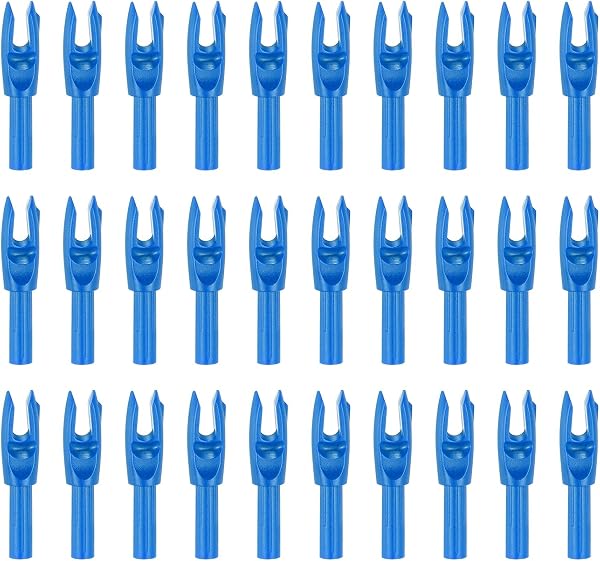 PATIKIL Archery Arrow Knock, Plastic Insert Arrow Knock Replacement Arrow Tail for Hunting Shooting Compound Recurve - 1