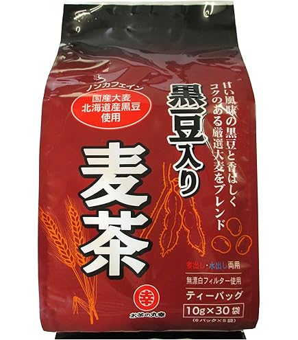 Amazon | 伊藤園 国産むぎ茶 黒豆入り ティーバッグ30袋 ×2セット 8