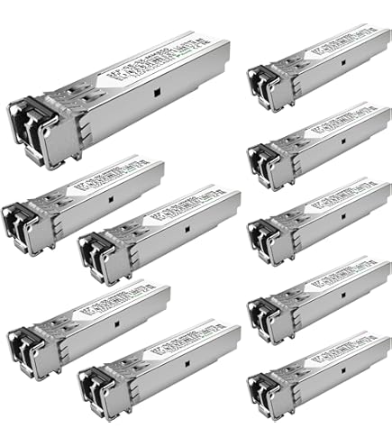 Amazon.co.jp: SFP ネットワークトランシーバモジュール 10個 1.25
