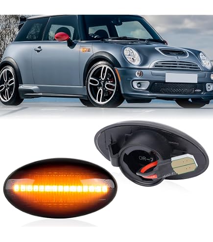 Amazon.co.jp: 汎用 LED サイドマーカー スモークレンズ ウインカー