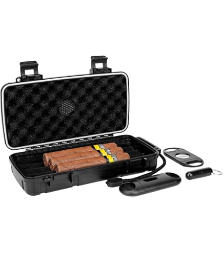 Amazon.co.jp: HENGTONGTONGXUN 葉巻ヒュミドール、携帯用防水