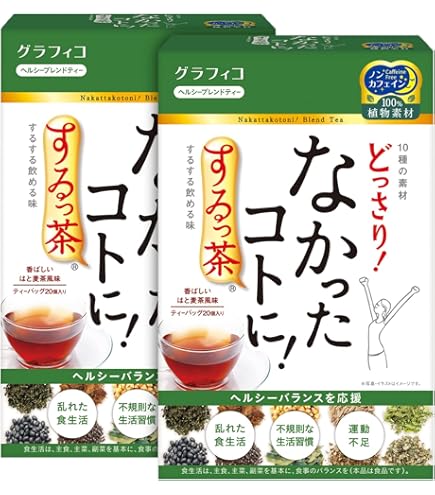 Amazon.co.jp: なかったコトに! するっ茶 20包 : ドラッグストア