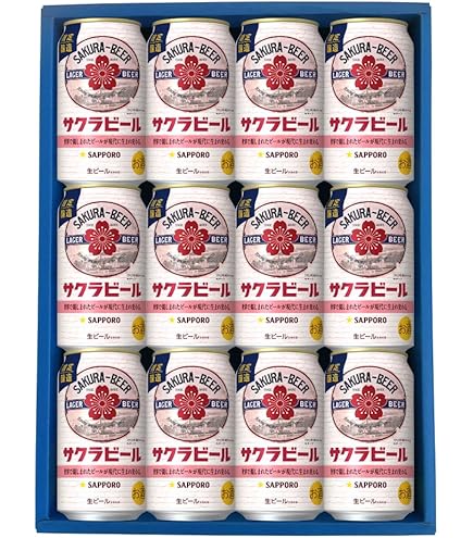Amazon.co.jp: サッポロ サクラビール 6缶パック 350ml × 1ケース