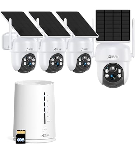 Amazon.co.jp: 【500万画素+増設用】 ANRAN 防犯カメラセット
