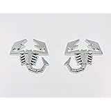 Amazon 金属製 サソリ 蠍 立体 エンブレム ステッカー シルバー デカール シール 車用 アクセサリー スコーピオン Fiat フィアット Abarth アバルト風 ステッカー デカール 車 バイク