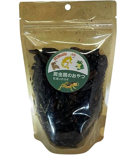 Amazon | 冷凍クロコオロギ【M～ML サイズ】100g 約200匹 足除去済み