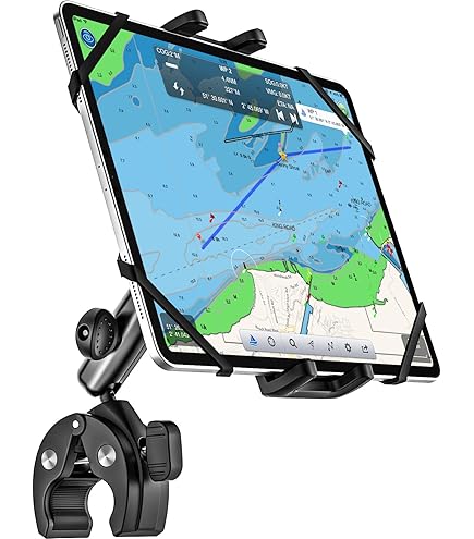 Boat Helm Tablet Mount Holder, Marine Pole Rail Phone IPad - View #8