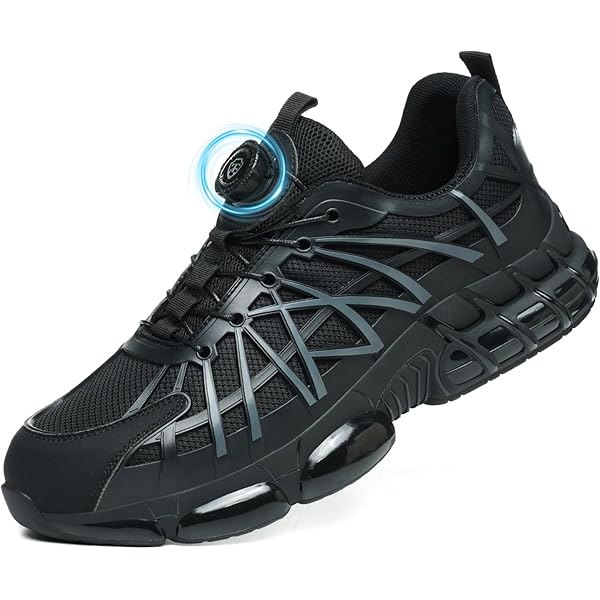 Amazon | [PJZHJI] 安全靴 ダイヤル式 作業靴 メンズ 鋼先芯