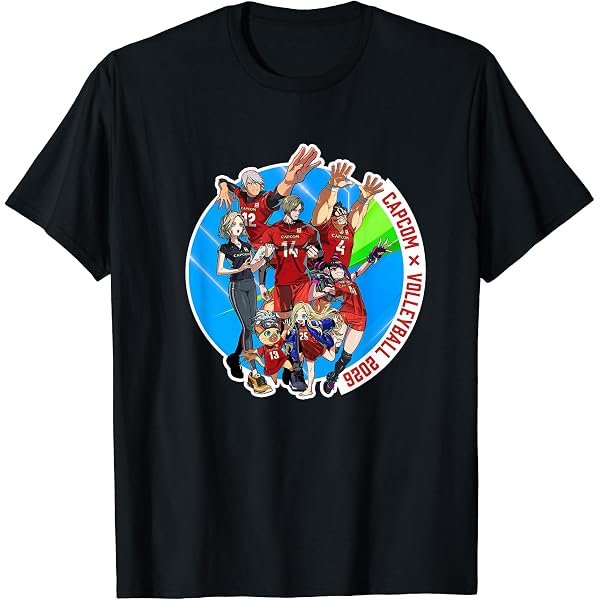 Amazon | バレーボール日本代表×カプコンキャラクター 限定コラボ T