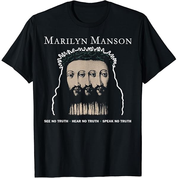 Amazon | Marilyn Manson – Logo Tシャツ | Tシャツ・カットソー