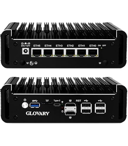 Amazon.co.jp: mini Celeron J1900 Quad Core Firewall PC ミニPC 工業