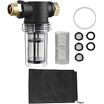 Amazon.co.jp: Felimoa ガーデンホースフィルター 濾過器 砂取器 40