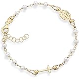 MiaBella 925-Sterling Yellow-Gold-Plated-Silver Potato Freshwater-Cultured Fresh Water Pearl