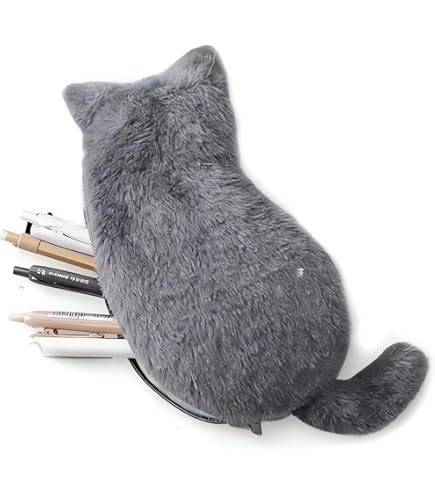 Amazon.co.jp: ラブリーキャット ペンケース (グレー) ねこ ネコ 猫