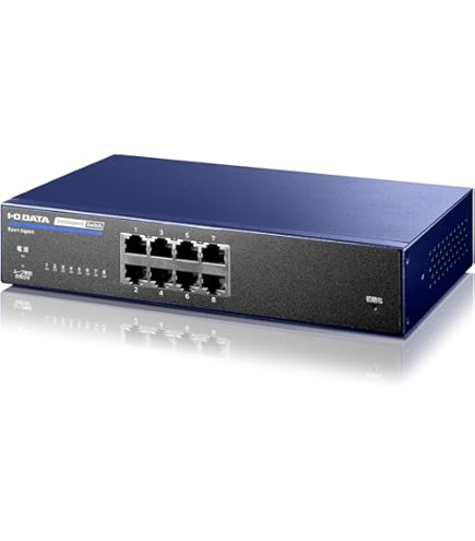Amazon | アイ・オー・データ IODATA BSH-GP08MB IEEE802.3at (Type2 