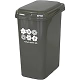 Amazon Co Jp ベルメゾン ディズニー ゴミ箱 スリム スライドフタ フタ付きゴミ箱 アイボリー 約30リットル ホーム キッチン