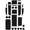 20系 アルファード ヴェルファイア ゴム ラバー ポケットマット ホワイト グロー 夜光 24点セット 傷 異音防止